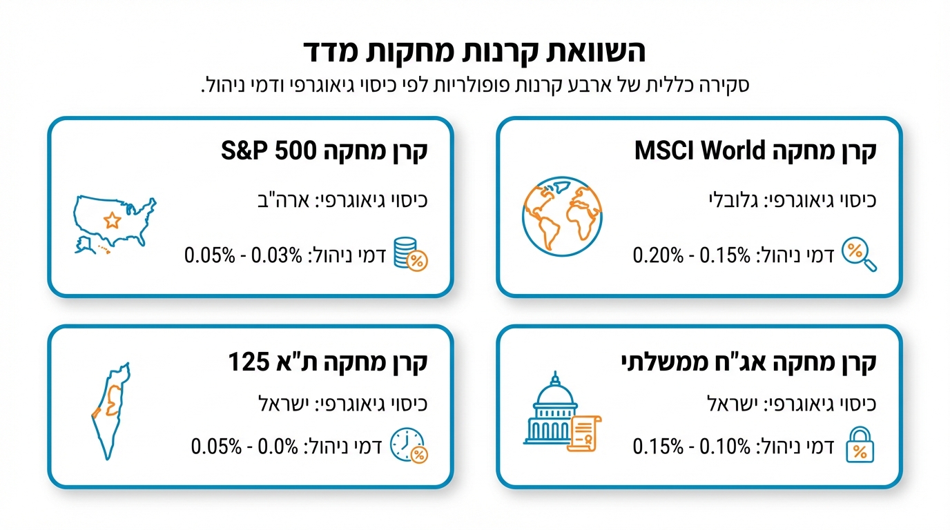 קרנות מחקות מדדים וניהול פסיכולוגי של השקעות בשוק ההון