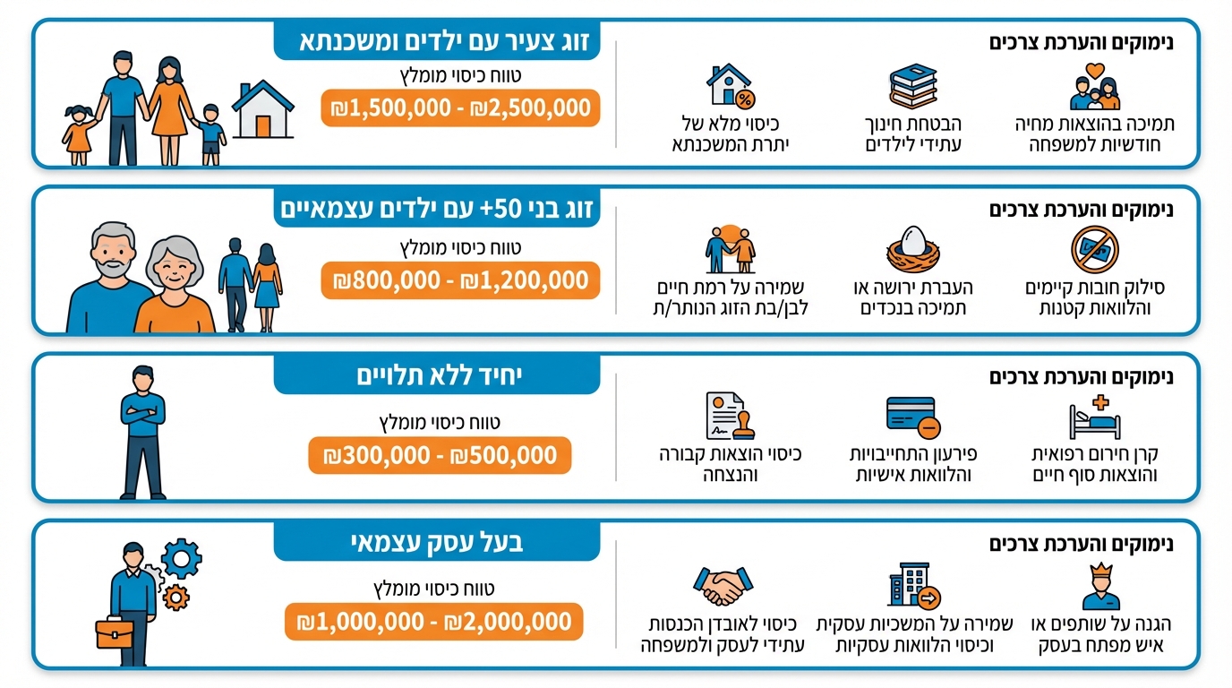 ביטוח אובדן כושר עבודה - כמה כיסוי באמת צריך כדי לשמור על רמת החיים