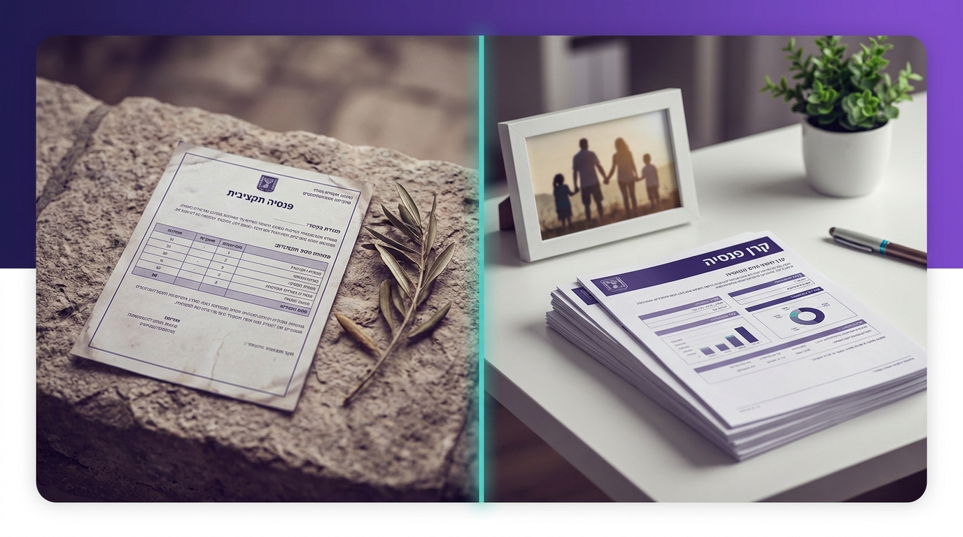 מה קורה לכסף הפנסיוני שלכם כשאתם הולכים לעולמכם - הבדלים בין פנסיה תקציבית לצוברת